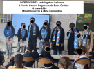 Photo INTERDEGRE de la délégation italienne à l'école élémentaire Grusse (...)